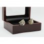Gorgeous Ring sets with Wooden Boxes Replica Baseball Copper 2pcs/pack