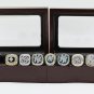 WITH WOOD BOX 7PCS A SET M.L.B New York Yankee 77 78 96 98 99 2000 09