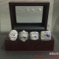 4pcs/set 2001 2003 2004 2014 New England Patriots Super Bowl Champions