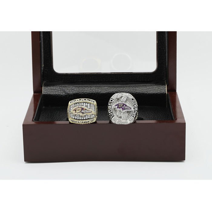 Gorgeous Ring sets with Wooden Boxes Replica Super Bowl Copper High Qu