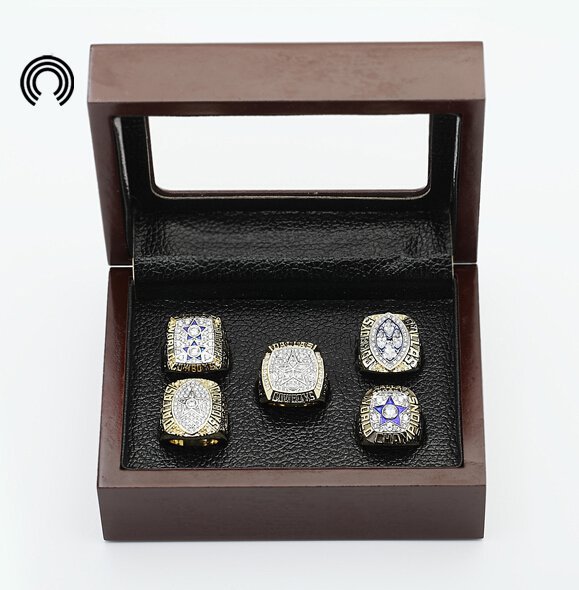 sales Ring sets with Wooden Boxes Dallas Cowboys Championship