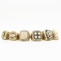 Pittsburgh Steelers  championship ring set 6 pcs replica 1974 1975 197