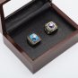 sales Ring sets with Wooden Boxes Replica Baseball Copper 2pcs