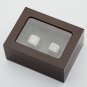 salesRing sets with Wooden Boxes Replica Super Bowl Copper 2pc