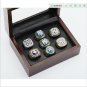 Gorgeous Ring sets with Wooden Box Replica Baseball Copper High Qualit