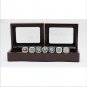 Gorgeous Ring sets with Wooden Box Replica Baseball Copper High Qualit