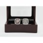 Gorgeous Ring sets with Wooden Box 2pcs/packs Chicago Blackhawks Coppe