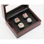 Gorgeous Ring sets with Wooden Boxes Replica Copper High Quality 4pcs/