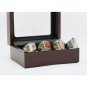 Gorgeous Ring sets with Wooden Boxes Replica Ice Hockey Copper 4pcs/pa