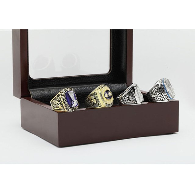 Gorgeous Ring sets with Wooden Boxes Replica Super Bowl Copper High Qu