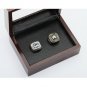 Gorgeous Ring sets with Wooden Boxes Replica Hockey 2pcs/packs Colorad