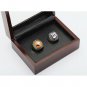 Gorgeous Ring sets with Wooden Boxes Replica Baseball Copper 2pcs Minn