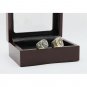 Gorgeous Ring sets with Wooden Boxes Copper 2pcs/packs Chigaco Bears c