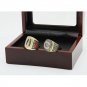 Ring sets with Wooden Box Replica Hockey Copper High Quality 2pcs/Pack