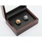 Gorgeous Ring sets with Wooden Boxes Replica Baseball Copper 2pcs/Pack