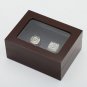Gorgeous Ring sets with Wooden Boxes Replica Baseball Copper 2pcs San