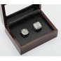 Gorgeous Ring sets with Wooden Boxes Replica Baseball Copper 2pcs San
