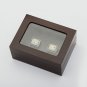 Gorgeous Ring sets with Wooden Boxes Replica Baseball Copper 2pcs Toro