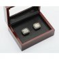 Gorgeous Ring sets with Wooden Boxes Replica Baseball Copper 2pcs Toro