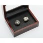 Gorgeous Ring sets with Wooden Boxes Replica Baseball Copper 2pcs Balt