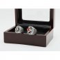 Gorgeous Ring sets with Wooden Boxes Replica Baseball Copper 2pcs/Pack