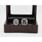 Gorgeous Ring sets with Wooden Boxes Replica Baseball Copper 2pcs/Pack