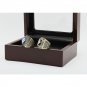 Gorgeous Ring sets with Wooden Boxes Replica Copper 2pcs  York Mets Fa