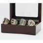 Gorgeous Ring sets with Wooden Boxes Replica Ice Hockey Copper 4pcs/Pa