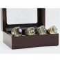 Gorgeous Ring sets with Wooden Boxes Replica Ice Hockey Copper 4pcs/Pa