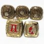 5pcs/set NCAA 1973 1978 1979 1992 2011 Alabama Crimson Tide Championsh