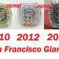 Alloy ring set for 3PCS 2010 2012 2014 San Francisco Giants Super Bowl