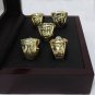One set Alloy Rings (5PCS) Edmonton Oilers Championship Ring 1984 1985