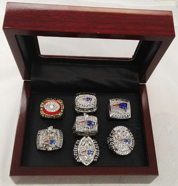 Alloy Rings Sets for Replica Super Bowl 7pcs/Packs  England Patriots C