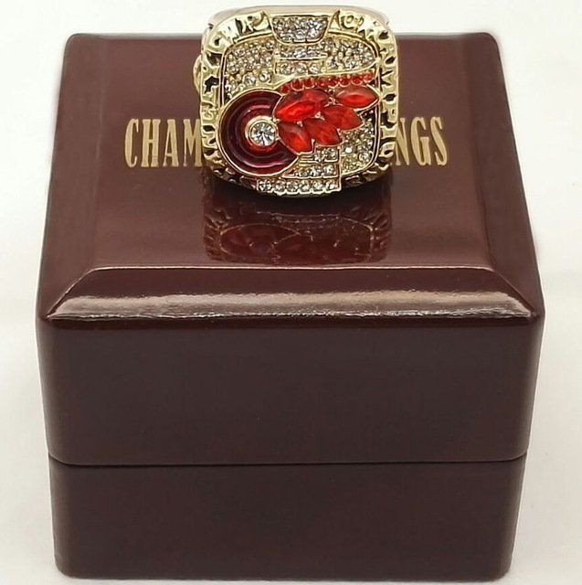 Alloy Rings Sets for  Replica est Design 2002 Ice Hockey Detroit Red W