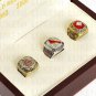 One set (3PCS) 1982 2006 2011 St. Louis Cardinals World Series Champio