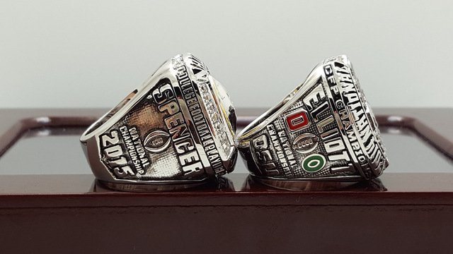ONE SET 2 PCS 2014 Ohio State Buckeyes CFP AND NCAA National Champions