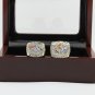 One Set 2 PCS 1997 1998  Denver Broncos NFL Super Bowl FOOTBALL Champi