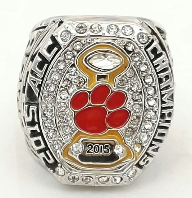 Alloy Rings Sets for high quality replica  ACC 2015 Clemson Tigers ACC