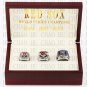 One set (3PCS) 2004 2007 2013 Boston Red Sox World Series Championship