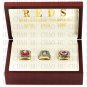 One set (3PCS) 1975 1976 1990 Cincinnati Reds World Series Championshi