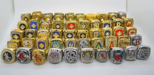 50 pcs/set  championship ring  MLB champion ship rings set for sale BC
