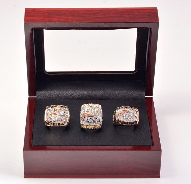 No Profiting For Ring sets with Wooden Boxes Replica Copper 3 pcs/Pack