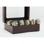 Gorgeous Ring sets with Wooden Boxes Replica Super Bowl Copper High Qu