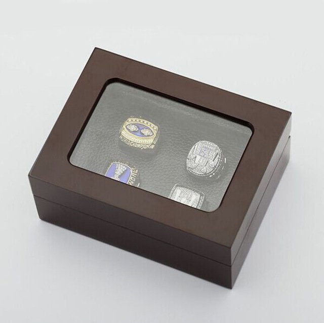Gorgeous Ring sets with Wooden Boxes Replica Super Bowl Copper High Qu