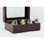 Gorgeous Ring sets with Wooden Boxes Replica Super Bowl Copper High Qu
