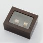 Gorgeous Ring sets with Wooden Boxes Replica Super Bowl Copper High Qu