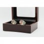 Gorgeous Ring sets with Wooden Boxes Replica Super Bowl Copper High Qu