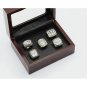 Gorgeous Ring sets with Wooden Boxes Replica Super Bowl Copper High Qu