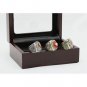 Gorgeous Ring sets with Wooden Boxes Replica Baseball Copper 3pcs/pack