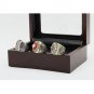 Gorgeous Ring sets with Wooden Boxes Replica Baseball Copper 3pcs/pack